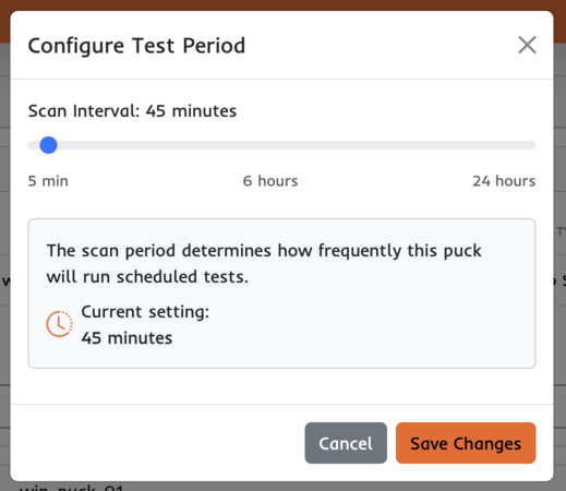Test period